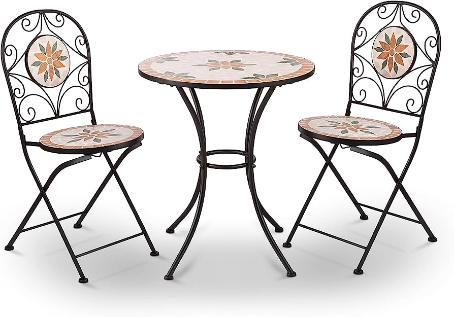 Alpine 3-Piece Mosaic Bistro Set