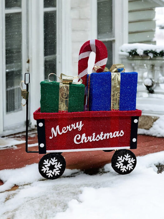 Light Up Present Wagon