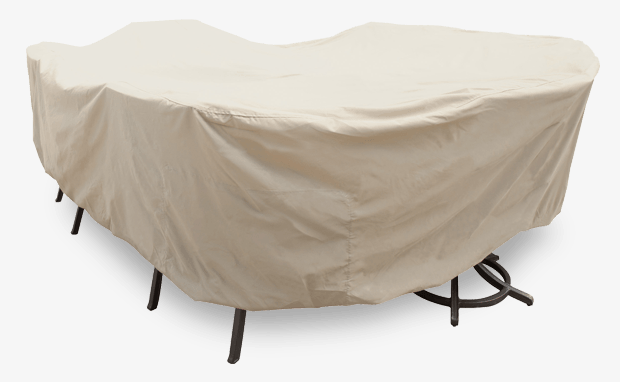 Small Oval Table Set Cover