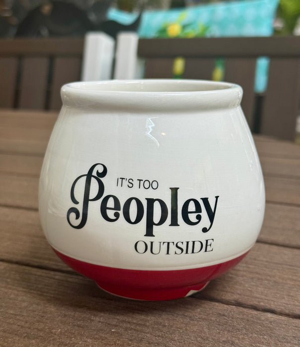 4" Ceramic Pot - Witty Sayings