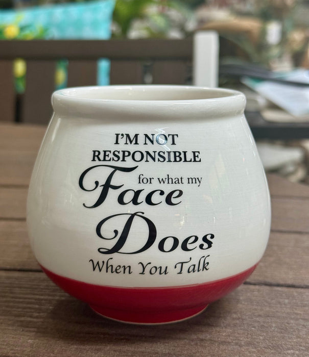 4" Ceramic Pot - Witty Sayings