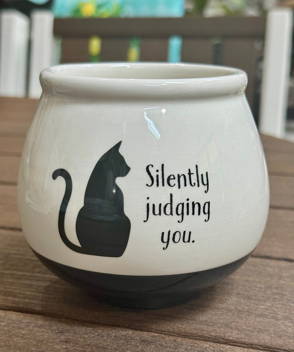 4" Ceramic Pot - Witty Sayings