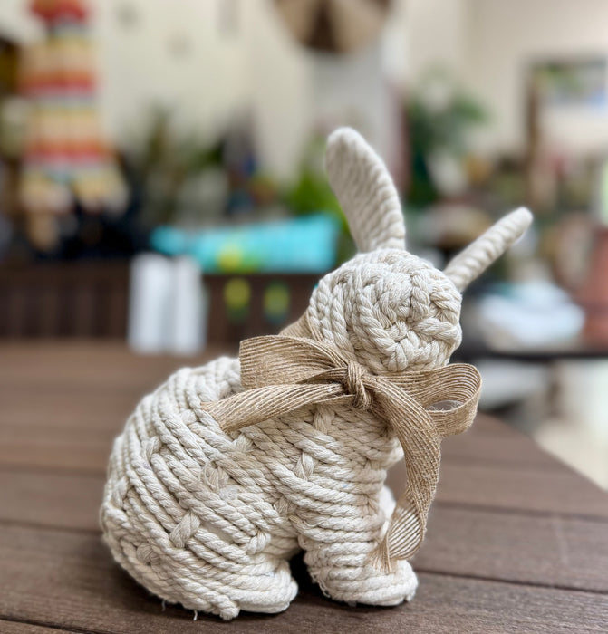 Rope Bunny Statues