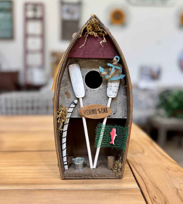 Fishing Boat Birdhouse