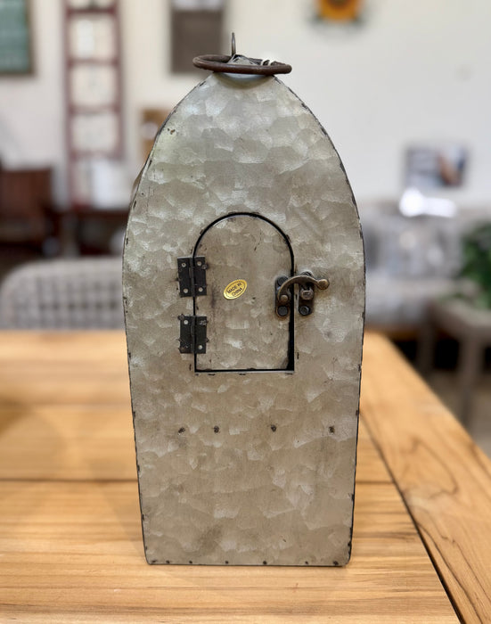 Metal Rowboat Birdhouse