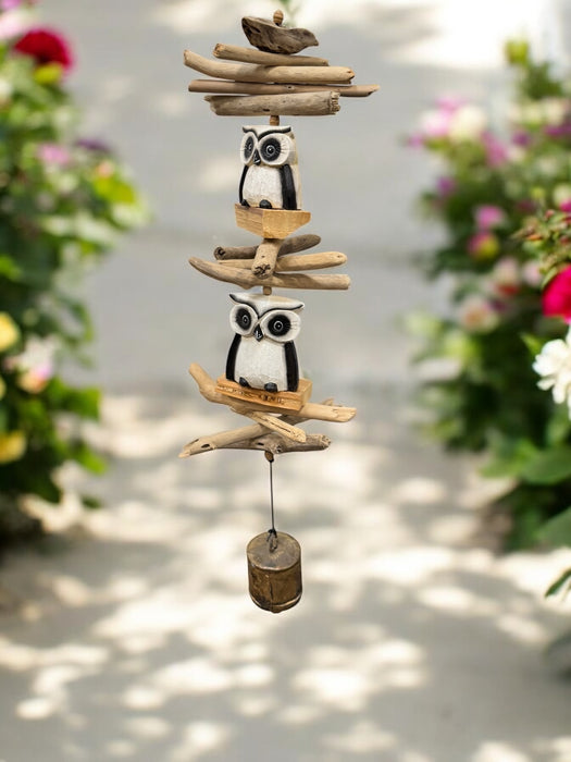 Owl Bamboo Wind Chime