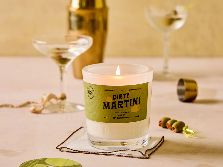 Rewined Dirty Martini Candle